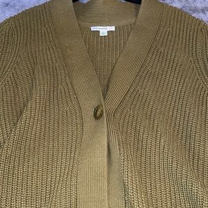 Isaac Mizrahi Cardigan olive cardigan large